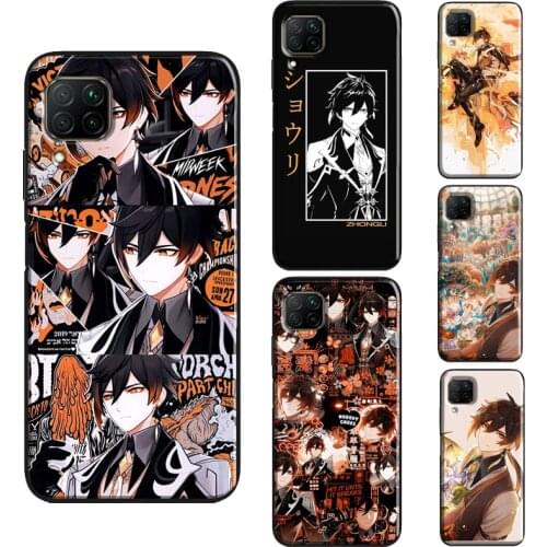Zhongli Genshin Impact Case For Huawei P30 Pro P20 P40 P Smart 2021 2019 Nova 5T Honor 10 Lite 8A 8X 9X 10i Cover
