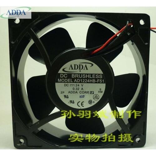 Wholesale FOR ADDA AD1224HB-F51 12cm 120mm 12038 24V high temperature server inverter cooling fan
