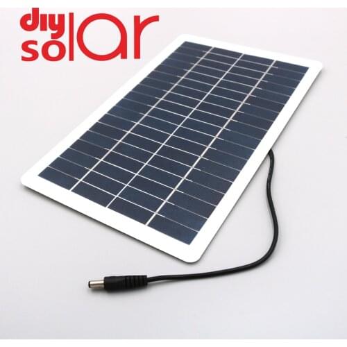 7.5 W 18 V DC Battery Charger Voltage Regulator 5.5*2.1 DC port Power Bank Outdoor Solar Cell 18650 3.7V 7.4V 12.6V