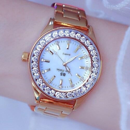 Woman Watches 2021 Famous Brand Dress Diamond Watch Women Quartz Gold Ladies Wrist Watches Elegant Female Watch Montre Femme