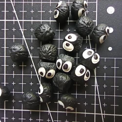 1pcs/lot resin solid coalball cartoon 10mm fairy garden gnome moss terrarium decor crafts bonsai home DIY A112-21