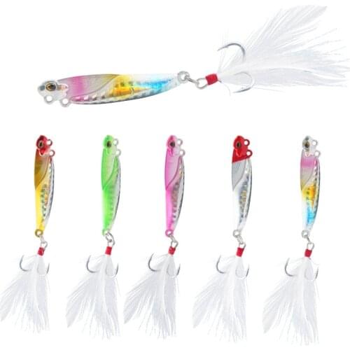 1PCS New Spinner Trout Spoon VIB Fishing Lures 10.7g/15.8g/20.4g Bionic Sinking Wobblers CrankBaits Pesca Fishing Tackle