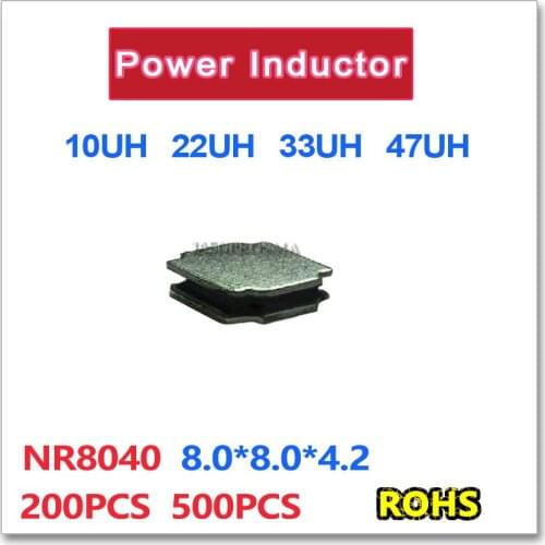 200PCS 500PCS SMD NR8040 10UH 22UH 33UH 47UH High quality New original 8040 NR8040T