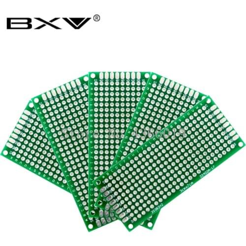 3*7 3*7cm PCB 3x7 3x7cm PCB Double Side Prototype PCB diy Universal Printed Circuit Board Green