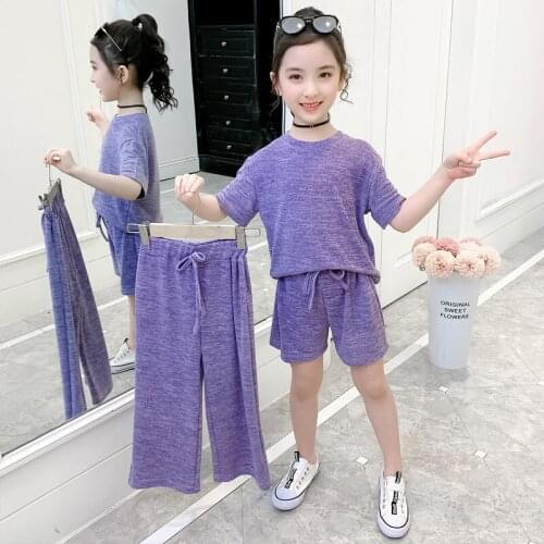 2020 Summer Kids Clothing Sets Quick-drying Suit Boys Sports Sets Girls T Shirts And Shorts 3Pcs/set Baby Clothes