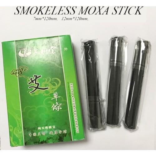 30Pcs/set New Arrive Smokeless Moxa stick Handmade Acupuncture Massage Moxibustion Moxa Wormwood free shipping