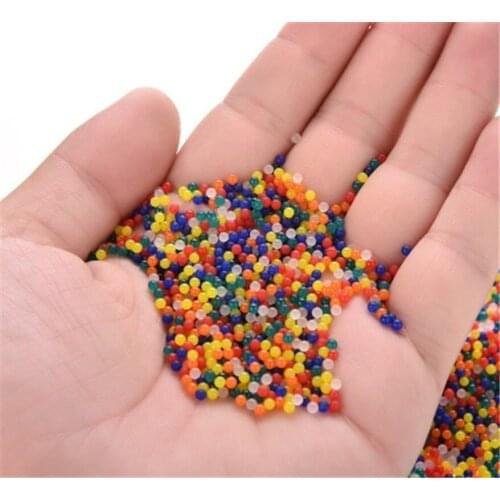 5000PCS Pearl Hydrogel Crystal Soil Water Droplets Biogel Mud Growth Magic Jelly Ball Children Toy Wedding Home Party Decoration