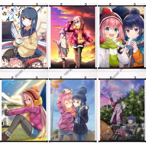 5D DIY Diamond Painting Anime Diamond Embroidery Full Drill Laid-Back Camp Yuru Camp Mosaic Home Decoration Cross Stitch Kits