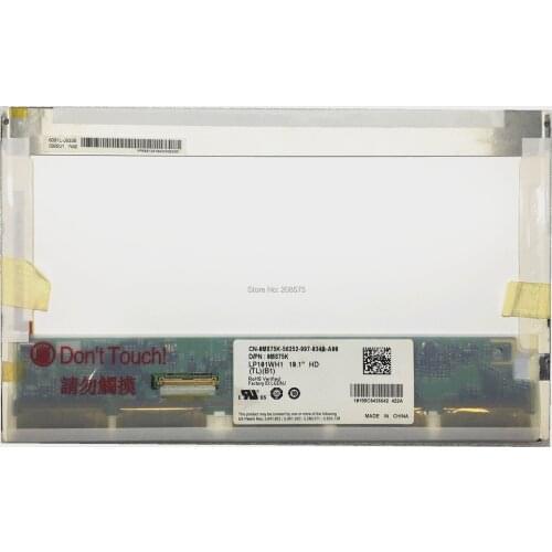 Free shipping LP101WH1-TLB1 TLB2 LP101WH1-TLA1 TLP1 CLAA101WA01A CLAA101WA01 HT101MD1-100 LTN101AT031366*768 40pin