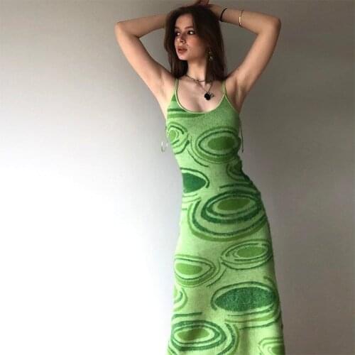 BORRUICE Green Summer Dresses