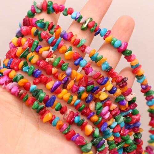 Natural stone Beads Mix-color stone irregular shape crystal gravel stone For Jewelry Making DIY Bracelet Necklace Accessories