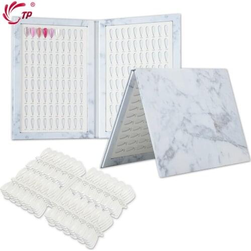 False Nail Color Book Display Board Nail Art Gel Polish Color Card Nail Color Chart Palette Varnish Practice Board Manicure Tool