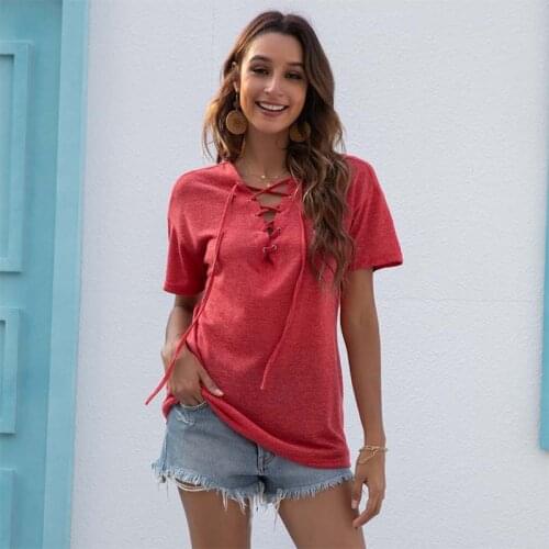 FANTIGO Short Sleeve Women's T-Shirts