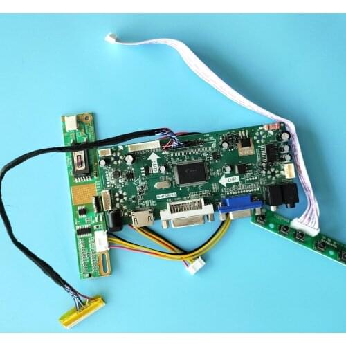 HDMI+DVI+VGA kit for LP154W01-TLAJ/LP154W01-TLB5 30pin 15.4" screen moitor panel LCD Audio M.NT68676 1280X800 Controller Board