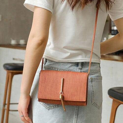 Lightweight Crossbody Bags Small Vintage Tassel Shoulder Purse Travel Satchel For Women Simple All-match Small Fresh Ladies Bags