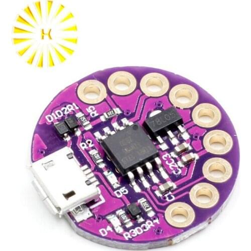 Micro USB LilyTiny LilyPad ATtiny85 Development Board Wearable Module For Arduino SRAM Digispark CJMCU Device Nano Connector