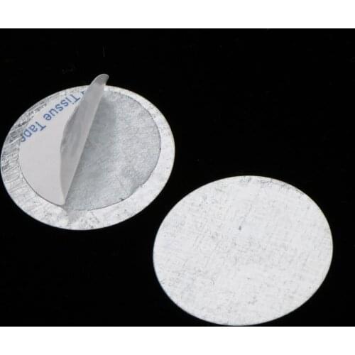 Lot 100pcs Metal Stickers For Makeup Palettes + Depotting Spatula