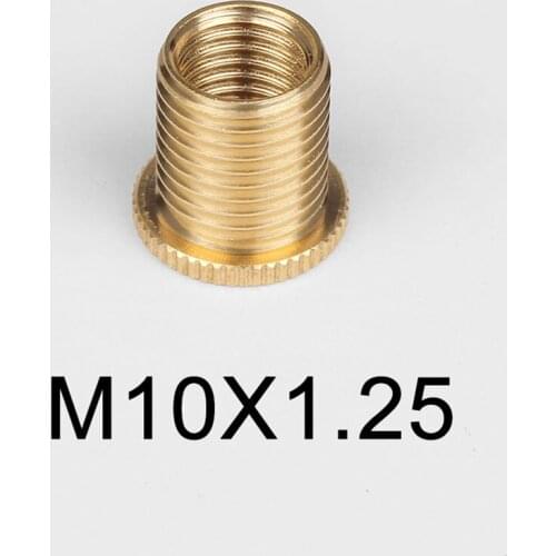 Pack Of 5 Universal Gear Shift Knob Adapter Nuts Insert Set M10x1.25 Gold