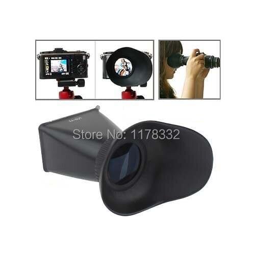 New 2.8X Magnifying Glass Magnifier LCD Viewfinder V3 Hood Extender for 3" Screen Camera DSLR for ca@on 600D 60D