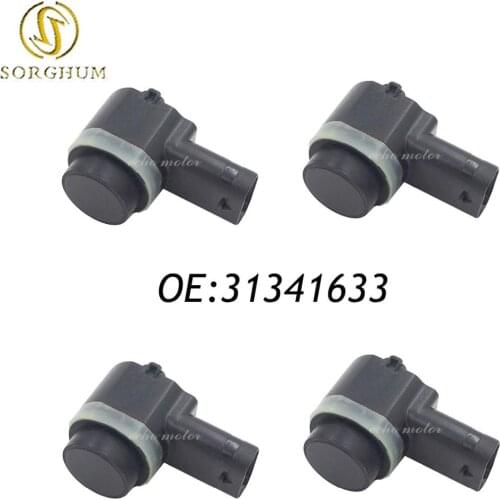 New 4PCS 31341633 PDC Parking Sensor Bumper Object Reverse Assist Radar For Volvo 30786639 28431633,31 34 16 33,28 43 16 33