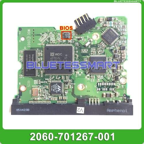 HDD PCB logic board 2060-701267-001 REV A for WD 3.5 SATA hard drive repair data recovery WD2500JD