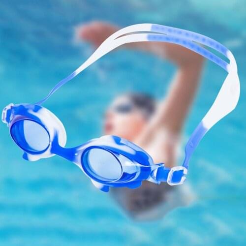 Polycarbonate Children Swimming Goggles Cartoon Fish Swimming Glasses Waterproof Anti-fog