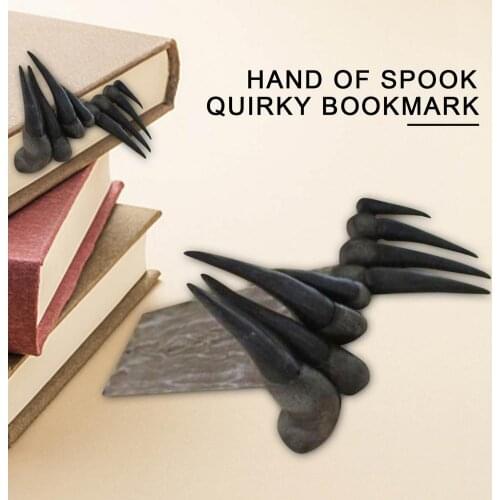 Devils Hand Resin Book mark Hand of Spook Quirky Book mark Halloween Gift for Book Lovers