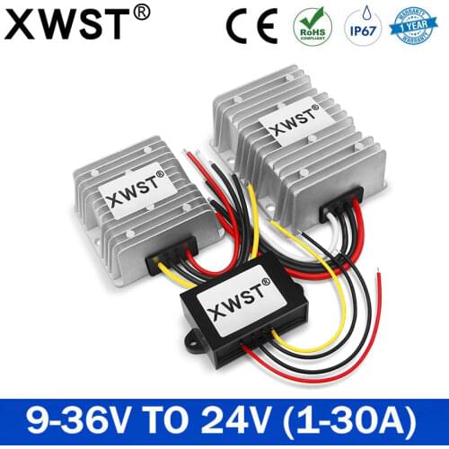 12V 24V 9-36V to 24V Power Supply Converter DC to DC Boost Buck Converter DC Voltage Regulator For Led for Monitoring Free ship