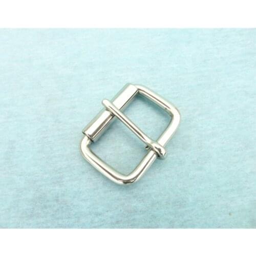 Stainless Steel Pin Buckle With Roller for Bag Horse Saddle Accessories Woman Belt Buckle Accessories 42mm Belt Fastener W041B