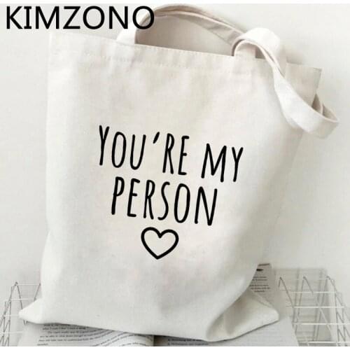 Greys Anatomy shopping bag eco grocery handbag tote jute bag shopper bag jute reciclaje shoping tote cabas