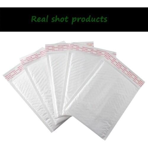 110x130mm 30 PCS White Foam Envelope Bag Mailers Padded Shipping Envelope With Bubble Mailing Packaging Bags For Business Hot