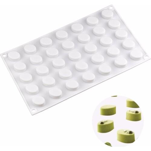 35 Cavities Round froms baking silicone mold DIY Mousse bread chocolate cake decoration baking cake mold