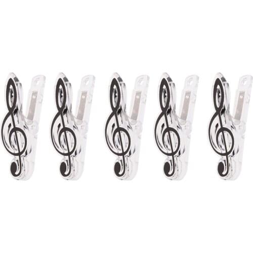 Lots 5 Music Scores Clip Page Holder Treble Clef Bookmark Student Stationary
