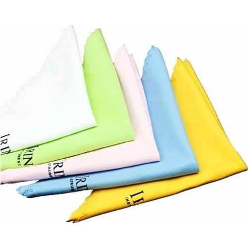 5pcs Multicolor Microfiber Clean Polish for Musical Instrument Guitar Violin Piano Clarinet Trumpet cleaning cloth for sax