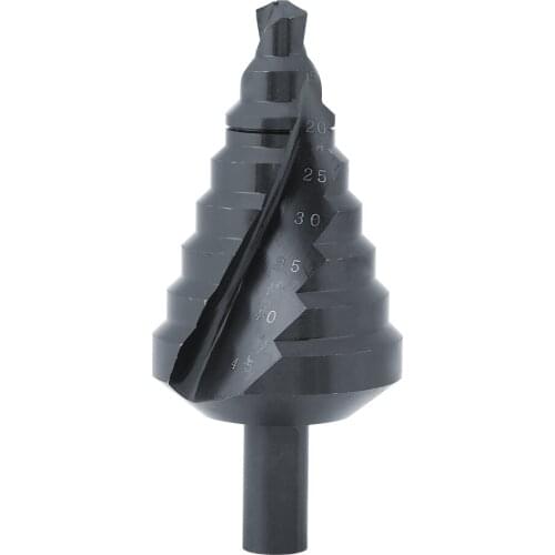 8 Steps Nitrogen Surface Treatment HSS Step Drill Bit For Iron Plate Aluminum Panels PVC Panels Under The Thickness Of 5mm