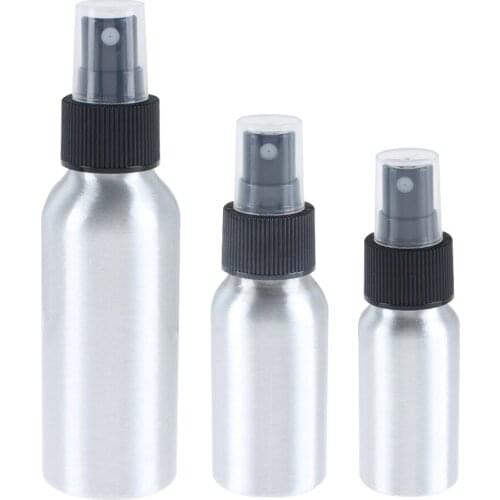 30/50/100ml Aluminum Spray Bottle Refillable Perfume Atomizer Portable Travel Cosmetic Container Perfume Bottle
