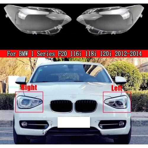 Car Headlight Headlamp Light Glass Lens Case Auto Shell Cover For BMW 1 Series F20 116i 118i 120i 2012 2013 2014 Lampshade Glass