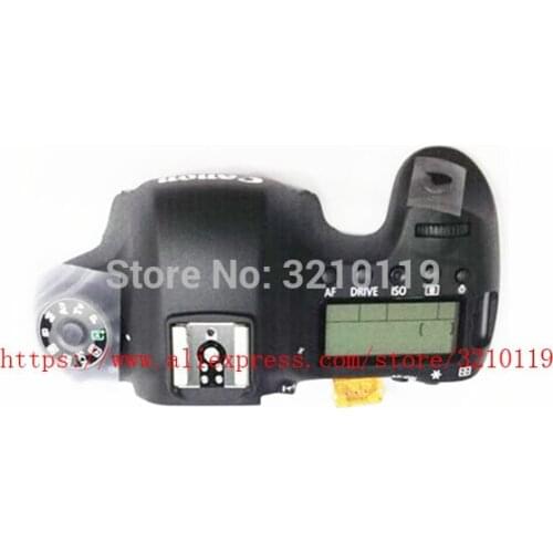 Free shipping New original 6D TOP cover for canon 6D open unit 6D Top with key and lcd camera repair part