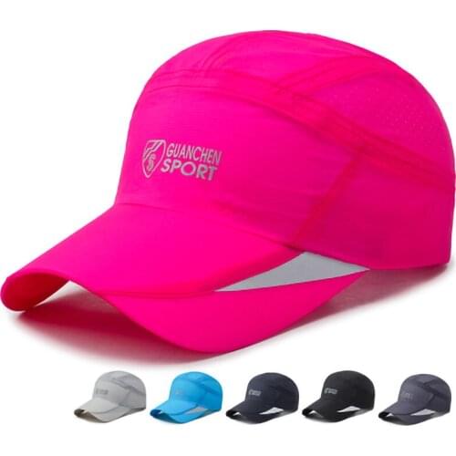 Fashion Mesh Baseball Cap Unisex Summer Outdoor Breathable Quik Drying Sun Hat Women Men Cotton Sports Hats Couple Peaked Caps