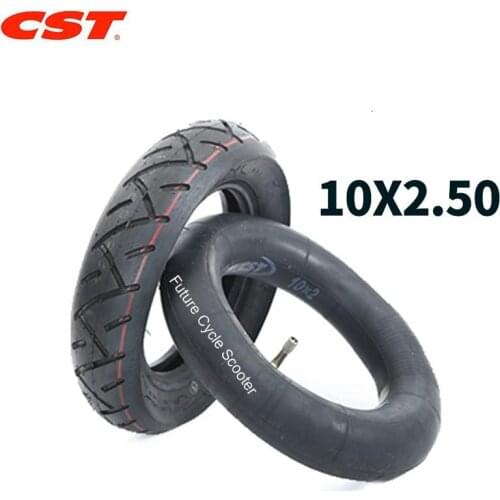 CST 10 Inch 10x2.5 Pneumatic Tire Inner Tube Inflatable Tyre for Dualtron Speedway Speedual Grace 10 ZERO 10X Electric Scooter