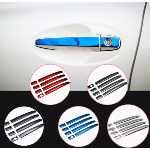 Stainless steel decorative stickers for door handle cover of automobiles for Toyota puris30 40 Venza Avensis T270