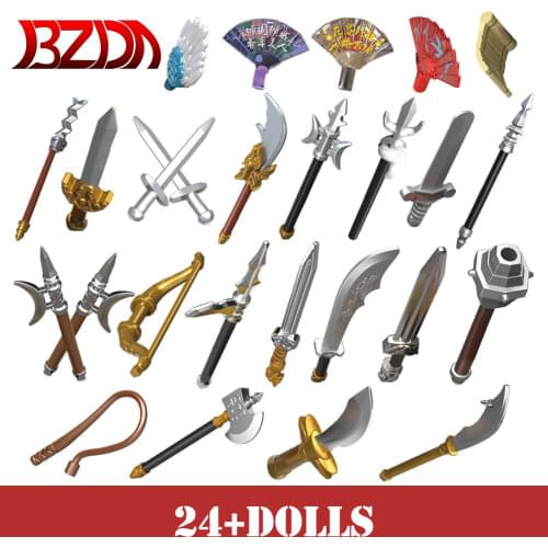 BZDA MOC Ancient Siege Technik Chariot Three Kingdoms Times Dolls 4.5CM Figures DIY Model Building Blocks Toys For Children Gift