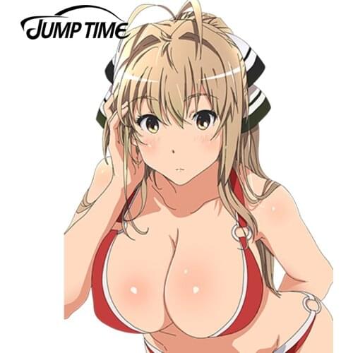 JumpTime 13cm x 9.7cm Super Sexy Car Sticker Amagi Brilliant Park Sento Isuzu Beauty Stickers Car Decal Anime Graphic
