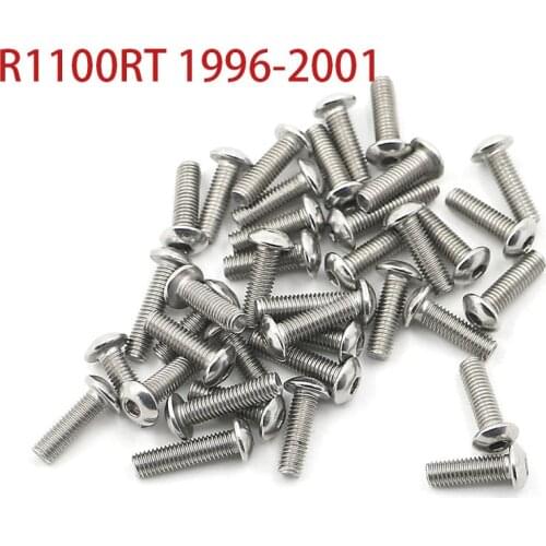 R 1100 RT STAINLESS STEEL Full FAIRING BOLT Screw Nut repair KIT for BMW R1100 RT R1100RT 96-01 2001 2000 1999 1998 1997 1996