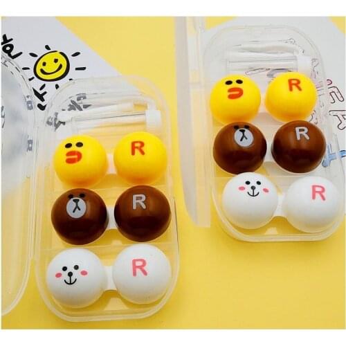 Cleaning contact lens storage box electric cleaner cartoon pattern