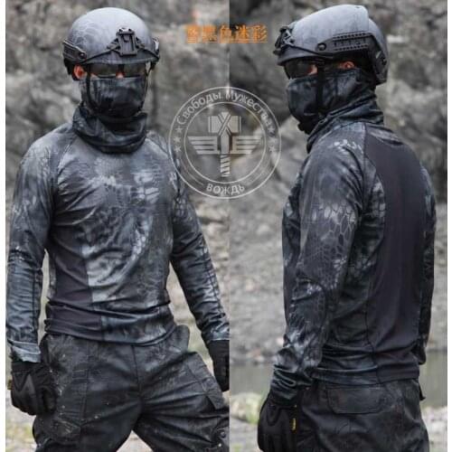 Summer Mesh O-neck Shirt Kryptek T Shirt quick dry Typhon Mardrake Highlander Nomad Mountain