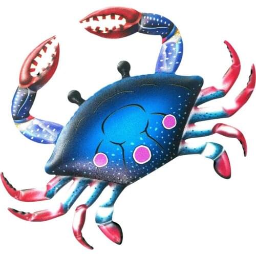 Metal Crab Wall Decor Ocean Hanging Wall Ornament For Outdoor Indoor Home Decoration New Crab Wall Hanging Decoration 2022 New