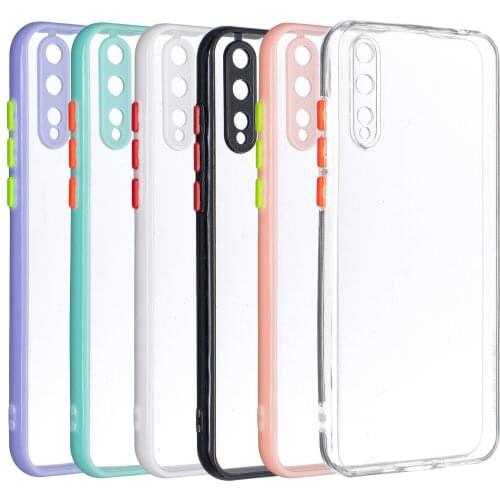 Soft Bumper Hard Back Clear Shockproof Phone Case for Huawei Y8P 2020 Transparent Phone Shell Cover