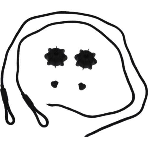 NEW-1 Pair Car Rear Parcel Shelves String Holding Strap Cord Rope for Golf 6 MK6 Golf R20