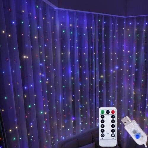 New Year 2022 Christmas Decorations for Home Led Curtain String Lights New Year Decor Fairy Garland Navidad Christmas Ornaments